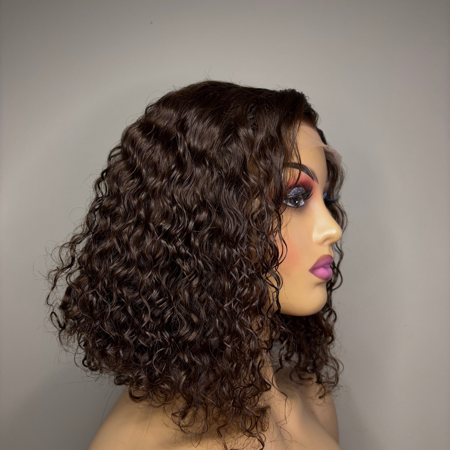 Brown Roman Curls (Glueless)